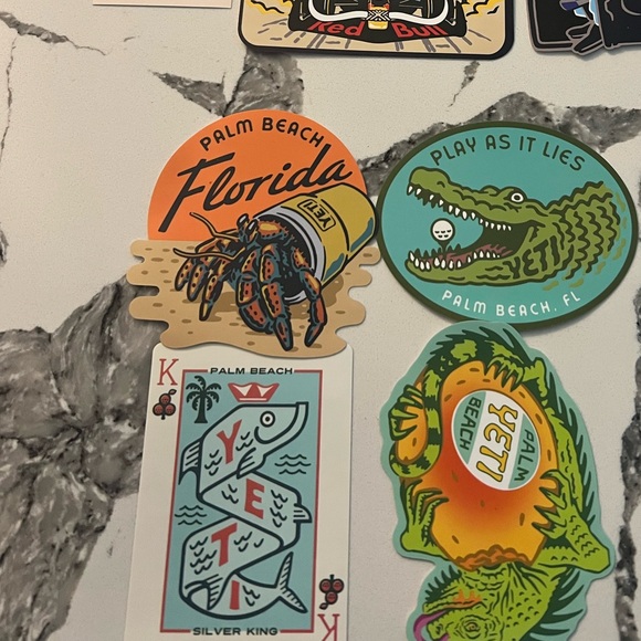 Yeti Colorful Florida Sticker Collection - Picture 1 of 1
